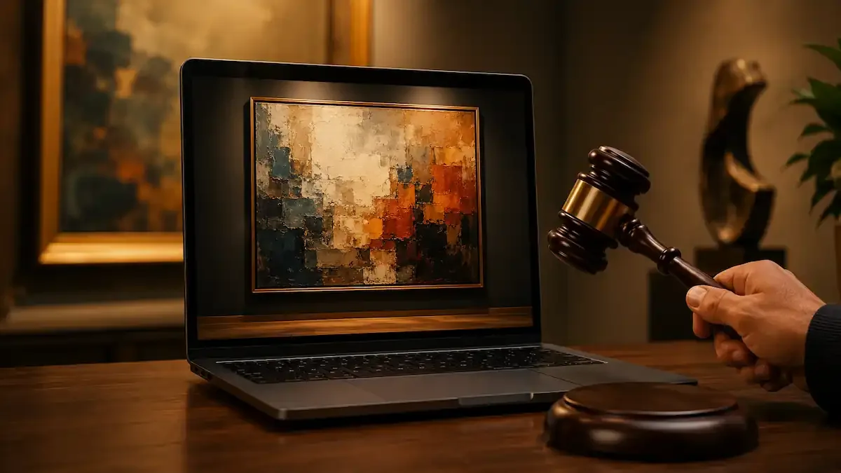Leilão de arte online