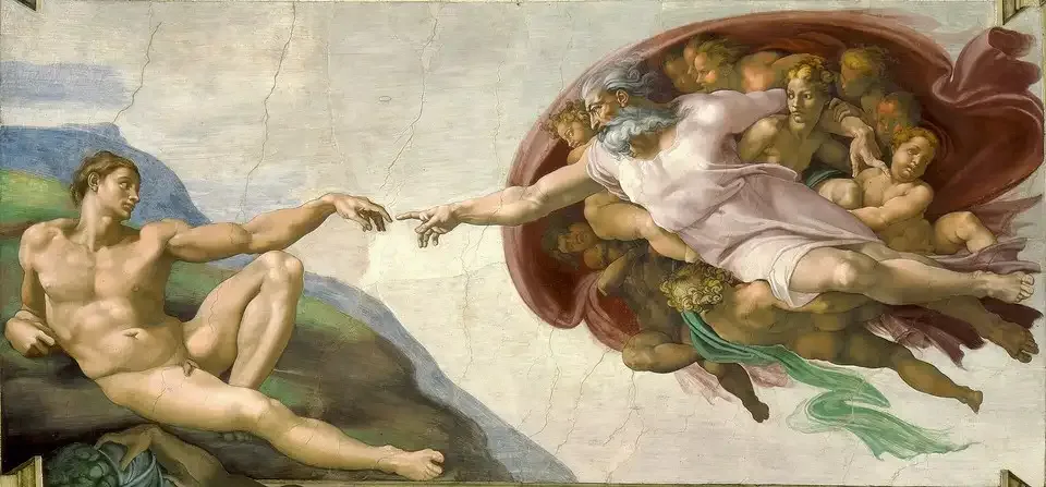 A Criação de Adão, de Michelangelo