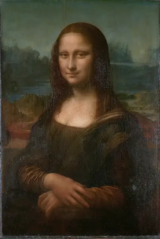 Mona Lisa - por Leonardo da Vinci in the Louvre, Paris