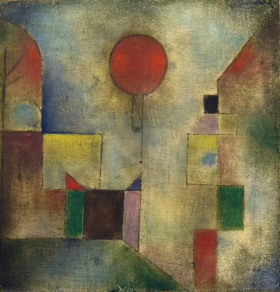 Balão Vermelho, de Paul Klee