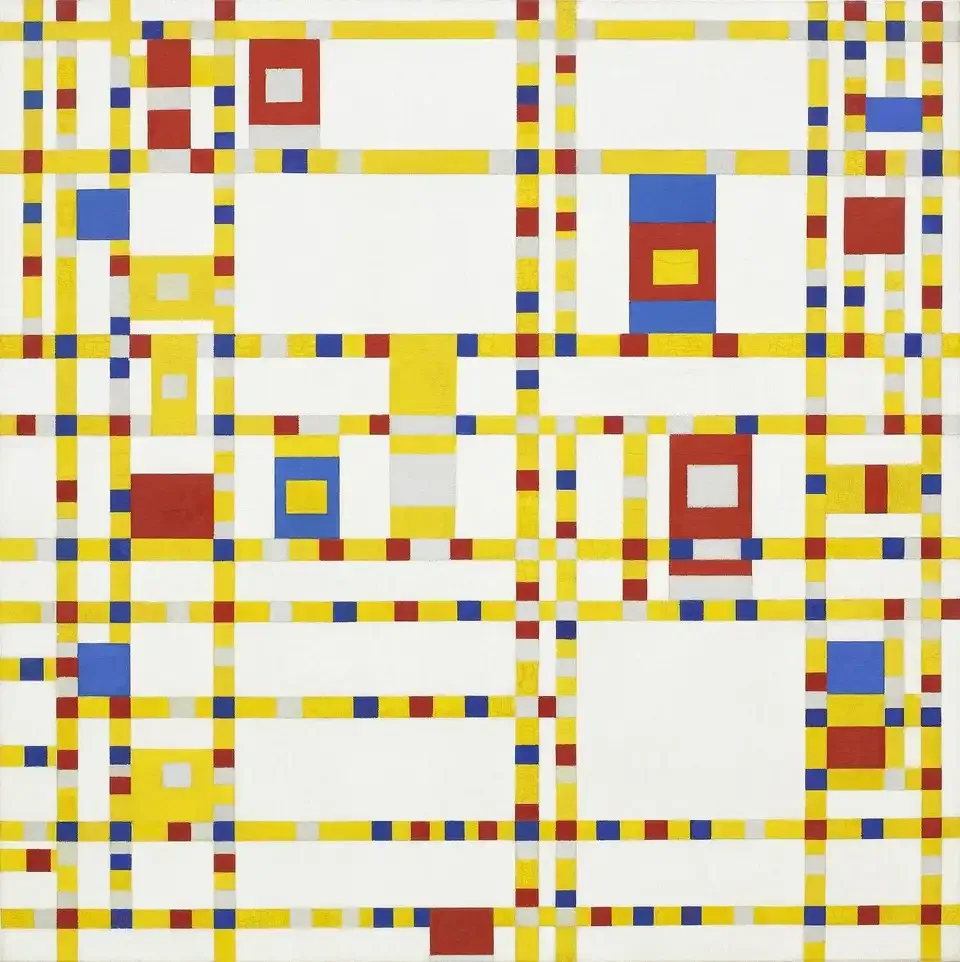 Broadway Boogie-Woogie, de Piet Mondrian