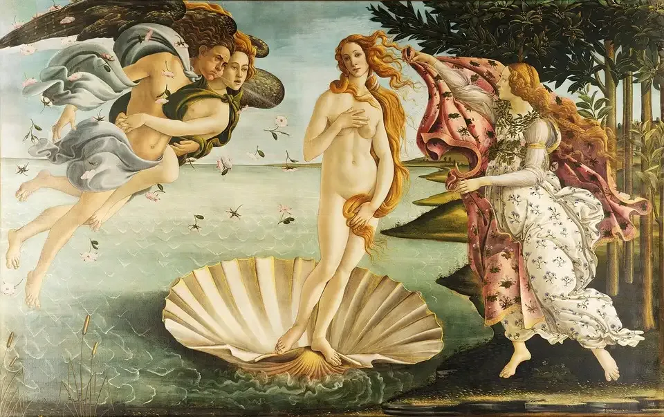 O Nascimento de Vênus, de Sandro Botticelli