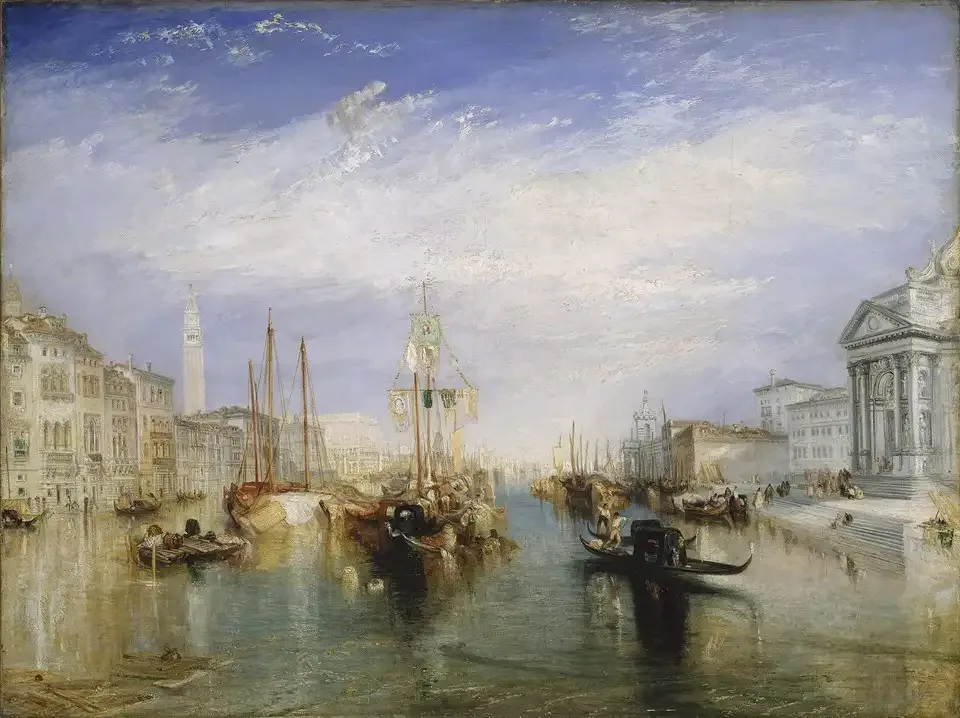 O Grande Canal Venice, de J. M. W. Turner