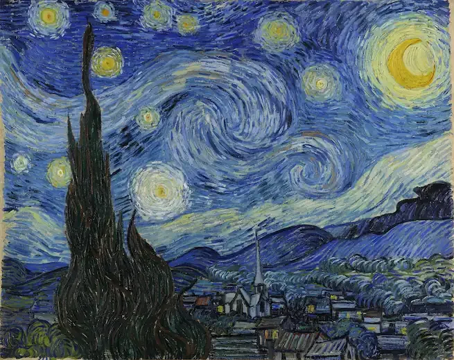 The Starry Night por Vincent van Gogh