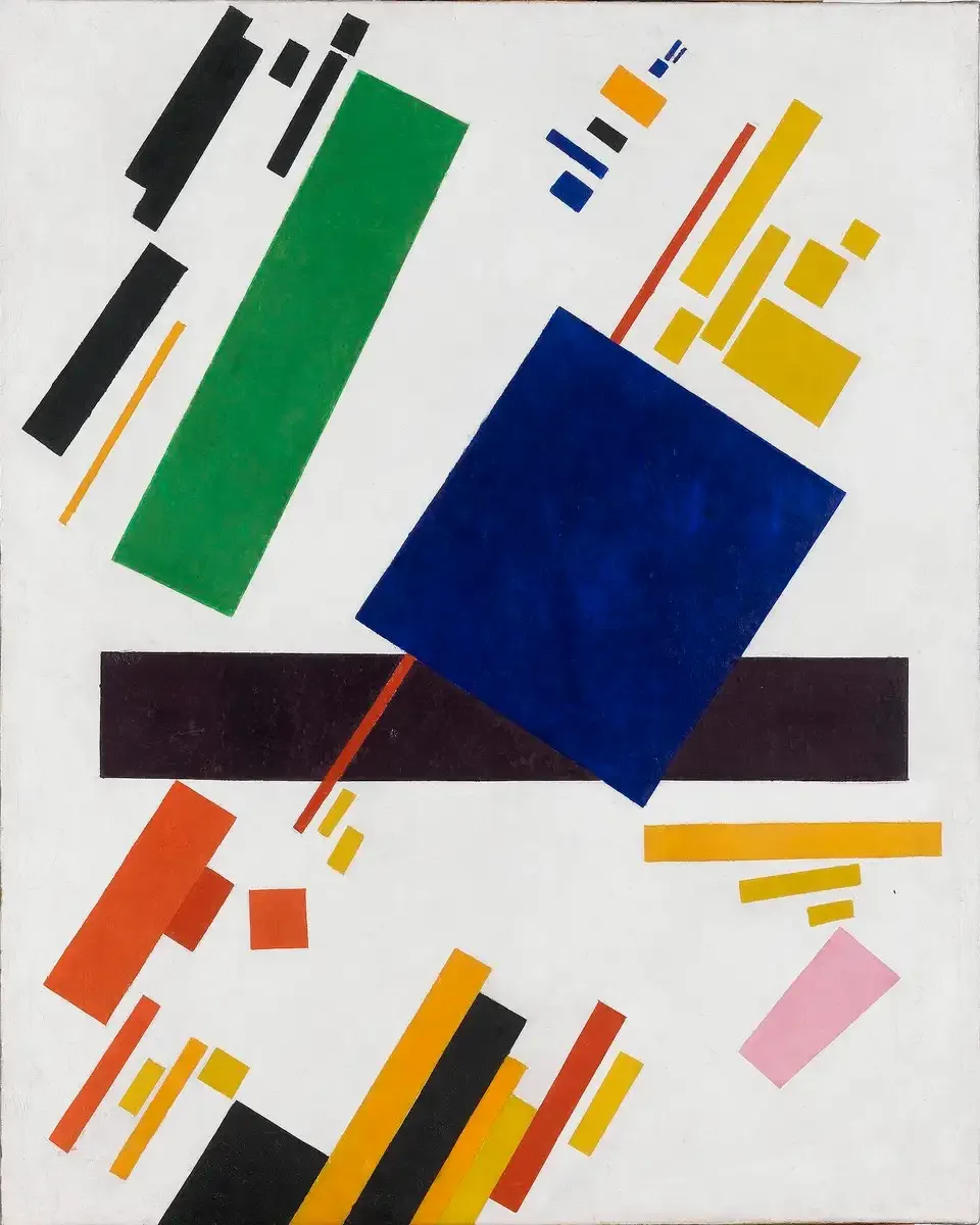 Composição Suprematista, de Kazimir Malevich